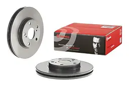 Диск тормозной вентилируемый Toyota Auris, Corolla 12-21г Brembo ( 09.C648.11 ) - миниатюра 2