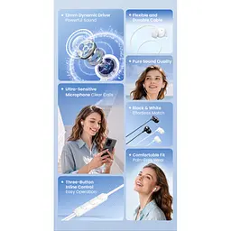 Навушники Vention Echo Lite 3.5mm In-Ear Wired White (GBAWAV) - мініатюра 4
