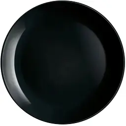 Тарілка обідня Luminarc кругла Diwali Black 25 см (P0867)