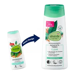 Тонік Alverde Naturkosmetik очищувальний з органічним брудом та зеленим чаєм 200 мл - мініатюра 4