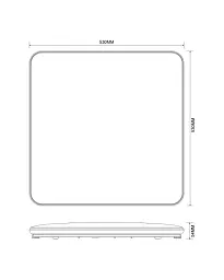 Світильник стельовий Zuma Line 5905316644021 Omar LED 1x50W 4000K 3500Lm IP20 хром - мініатюра 2