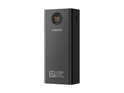Зовнішній акумулятор (павербанк) Romoss PEA27S Pro 27000 mAh 65W Black (PEA27-282)
