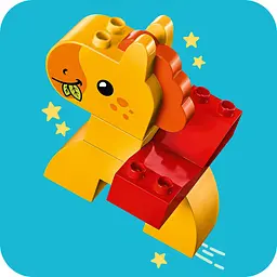 Конструктор LEGO DUPLO Потяг тваринок 19 деталей (10412) - мініатюра 9