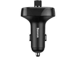 FM-трансмітер BASEUS FM Launcher S-09 2.4A 2USB Black (CCMT000301) - мініатюра 2