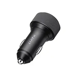 Автомобільний зарядний пристрій HAVIT HV-CC2014 60W 2xUSB-C Black HAVIT (28127-000) - мініатюра 5