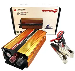 Автоінвертор-перетворювач напруги 24 V-220 V з USB, перетворювач Power One Plus AC/DC 1200 W 24 V - мініатюра 2