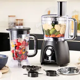 Кухонний комбайн 27111-56 Matte Charcoal Food Processor Russell Hobbs teh0026713 - мініатюра 7