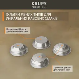 Ріжкова кавоварка еспресо Krups XP804T10 - мініатюра 6