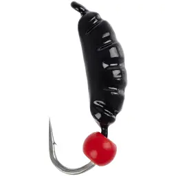 Мормишка вольфрамова Viking Fishing Shrimp+bead 0.95g 9mm Black+R (5шт)