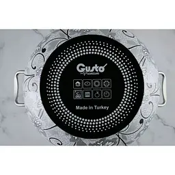 Каструля Gusto Premium GT-T-216-С Мережка 2.1 л (96059) - мініатюра 5
