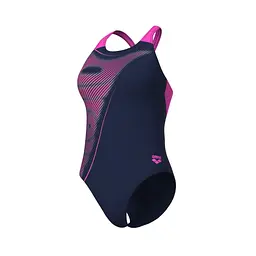 Купальник Arena Bright Glare Swimsuit V Back 008930-790 фіолетовий 40 (3468337533740) - мініатюра 4