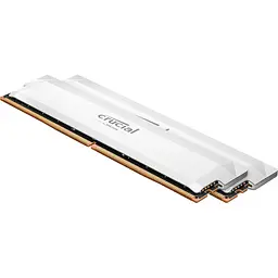Модуль пам'яті DDR5 Crucial 2x16GB 6400 MHz Pro OC White (CP2K16G64C32U5W) [157786] - мініатюра 3