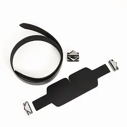 Маска на очі Lockink Luxury Leather Blindfold Kit чорний - мініатюра 5
