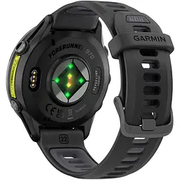 Смарт-годинник Garmin Forerunner 970 Carbon Grey DLC Titanium with Black Case and Black/Translucent Whitestone Band (010-02969-10) [137229] - мініатюра 3