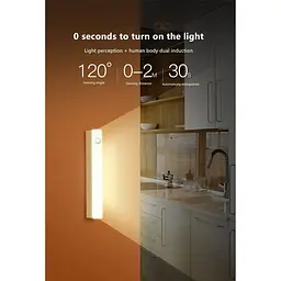 Нічний світильник Yeelight  Xiaomi Motion Sensor Closet Light A15 Black [YLCG026] [76872] - мініатюра 7