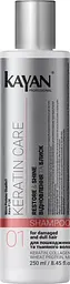 Шампунь для пошкодженого і тьмяного волосся Keratin care Kayan Professional 250 мл - мініатюра 2