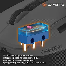 Миша GamePro Genesis Airmaster Wireless/Bluetooth/USB PixArt PAW3311 Sensor White (GM167W) - мініатюра 15