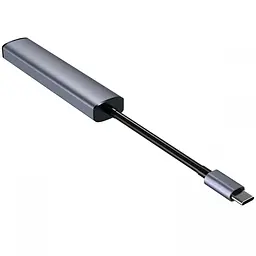 USB-Хаб Proove Type-C-Хаб Arc Link 5 in 1 (2*USB + 3*Type-C) silver (HBAL00222024) - миниатюра 4