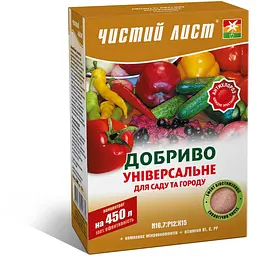 Добриво кристалічне Чистий Лист Універсальне для саду та городу 300 г (10508208) - мініатюра 2