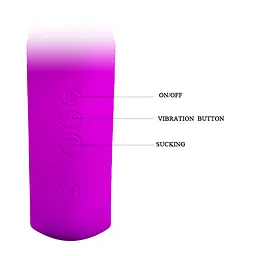 Вібратор Pretty Love Nicola Vibrator Purple - мініатюра 7
