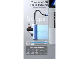 Мультипортовий адаптер Vention 5-in-1 USB-C to HDMI/USB3.0x3/PD (TGESB) - мініатюра 6