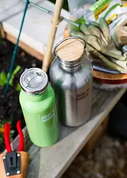Кришка сталева Klean Kanteen Stainless Unibody Bamboo Cap (1017-1006111) - мініатюра 3
