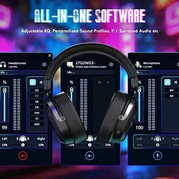 Ігрова гарнітура Attack Shark L30 Pro Wireless (AS-6979033730205-B) Black (G-000004415) - мініатюра 8