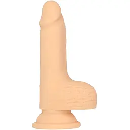 Фалоімітатор-пульсатор Naked Addiction 6.5″ Thrusting Dong With Remote, руху вперед-назад, пульт