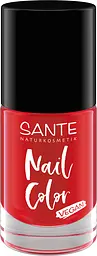 VEGAN-Лак для нігтів Nail Color 06 Flame On/Classic Red SANTE 8 мл