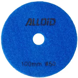 Круг алмазний Alloid Building Tools Combs шліфувальний на липучці 100 мм зерно 50 (DD-63377)
