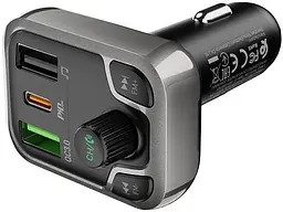 Автомобільний FM модулятор Borofone BC38 bluetooth PD20W+QC3.0 - мініатюра 2