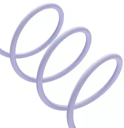 Кабель Baseus Pudding Series Fast Charging Cable USB to Type-C 100W 1.2m P10355703511-00 Purple - мініатюра 5