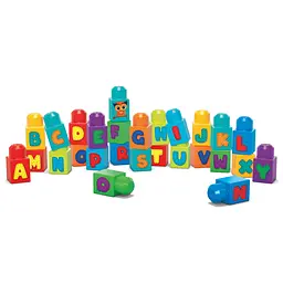 Конструктор Mega Bloks Поїзд з буквами (DXH35) - мініатюра 3