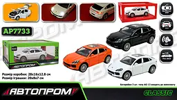 
Машинка металева Porsche Cayenne 1:24 АВТОПРОМ світло звук двері AP7733 - мініатюра 2