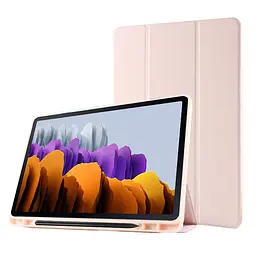 Чохол SlimTPU S-Pen holder Samsung Galaxy Tab S10 FE 10.9/S9/S9 FE 11" Світло-рожевий