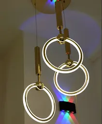 Люстра Brille лофт підвісна LED 71W NW G (BL-888S/3) - мініатюра 5