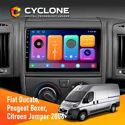 Штатна магнітола Peugeot Boxer 2006+ Cyclone C9-001 2x32 CPL Cyclone (НФ-00002718)