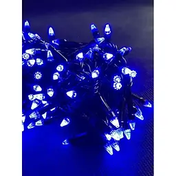 Новорічна LED гірлянда Конус 12 метрів 200 яскравих Синіх лампочок