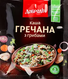 Каша Добродія Гречана з грибами 40 г - мініатюра 5