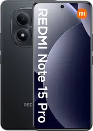 Смартфон Xiaomi Redmi Note 15 Pro 12/512 GB Midnight Black Global with charger NFC