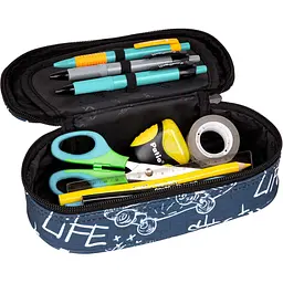 Пенал на блискавці CoolPack Campus Street Life, з органайзером для ручок, 23х9х5 см (F062697) - мініатюра 2