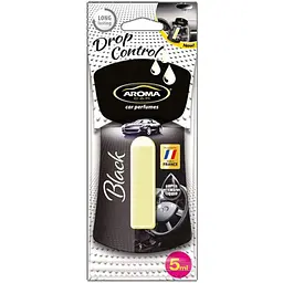Ароматизатор Aroma Car Drop Control чорний підвісна пластина з целюлози
