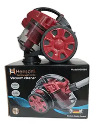 Пилосос безмішковий контейнерний Henschll HS0688 3000W 3 л червоний (49255-HS0688_1435) - мініатюра 3