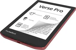 Електронна книжка PocketBook Verse Pro (PB634) Passion Червоний - мініатюра 4