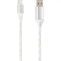 USB кабель Gelius Pro LED RGB GP-UC06c Type-C Silver - мініатюра 6