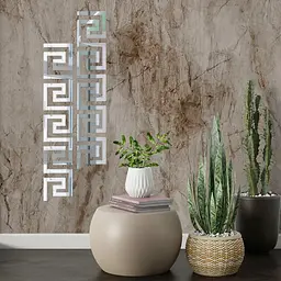 Дзеркальний декор Wall Sticker SW-00002506 акриловий самоклеючий 10 шт. срібло - мініатюра 5