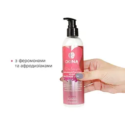 Масажний лосьйон Dona FlirtyBlushing Berry (235 мл) зволожувальний з афродизіаками та феромонами - мініатюра 2
