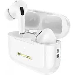 Бездротові навушники Borofone BW59 Plus ANC Noise Reduction з шумопоглинанням білі 6941991107450 - мініатюра 3
