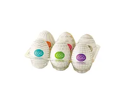 Набор мужских мастурбаторов Tenga EGG яйца
