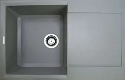 Кухонна мийка Adamant HORIZON світло-сіра 780x495x230 мм, з крилом 78 см